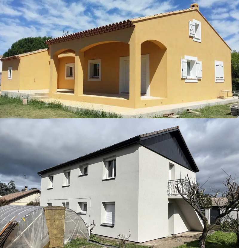 Nettoyage et peinture façade - PROMICHELNETTOYAGE : Belgique.  Nettoyage, traitement anti-mousse par pulvérisation, démoussage, ravalement peinture façade et imperméabilisation façade sur Braine-Le-Comte Nivelles, Namur… en Belgique