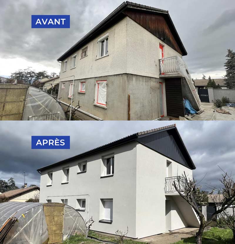 Nettoyage et peinture façade - PROMICHELNETTOYAGE : Belgique.  Nettoyage, traitement anti-mousse par pulvérisation, démoussage, ravalement peinture façade et imperméabilisation façade sur Braine-Le-Comte Nivelles, Namur… en Belgique