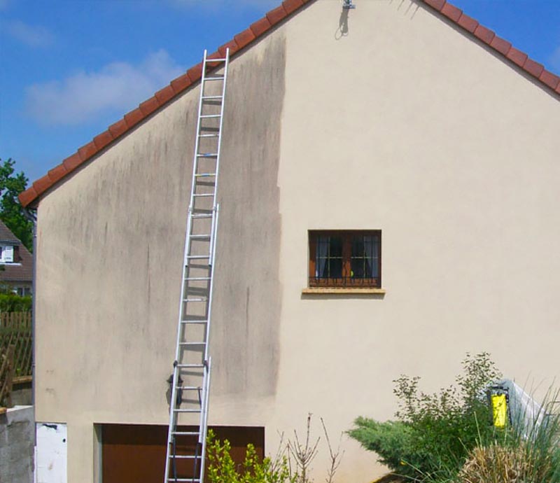 Nettoyage et peinture façade - PROMICHELNETTOYAGE : Belgique.  Nettoyage, traitement anti-mousse par pulvérisation, démoussage, ravalement peinture façade et imperméabilisation façade sur Braine-Le-Comte Nivelles, Namur… en Belgique
